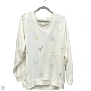 Sweatshirt Crewneck By Lou And Grey In Cream, Size: L Digital Core Photo Fit