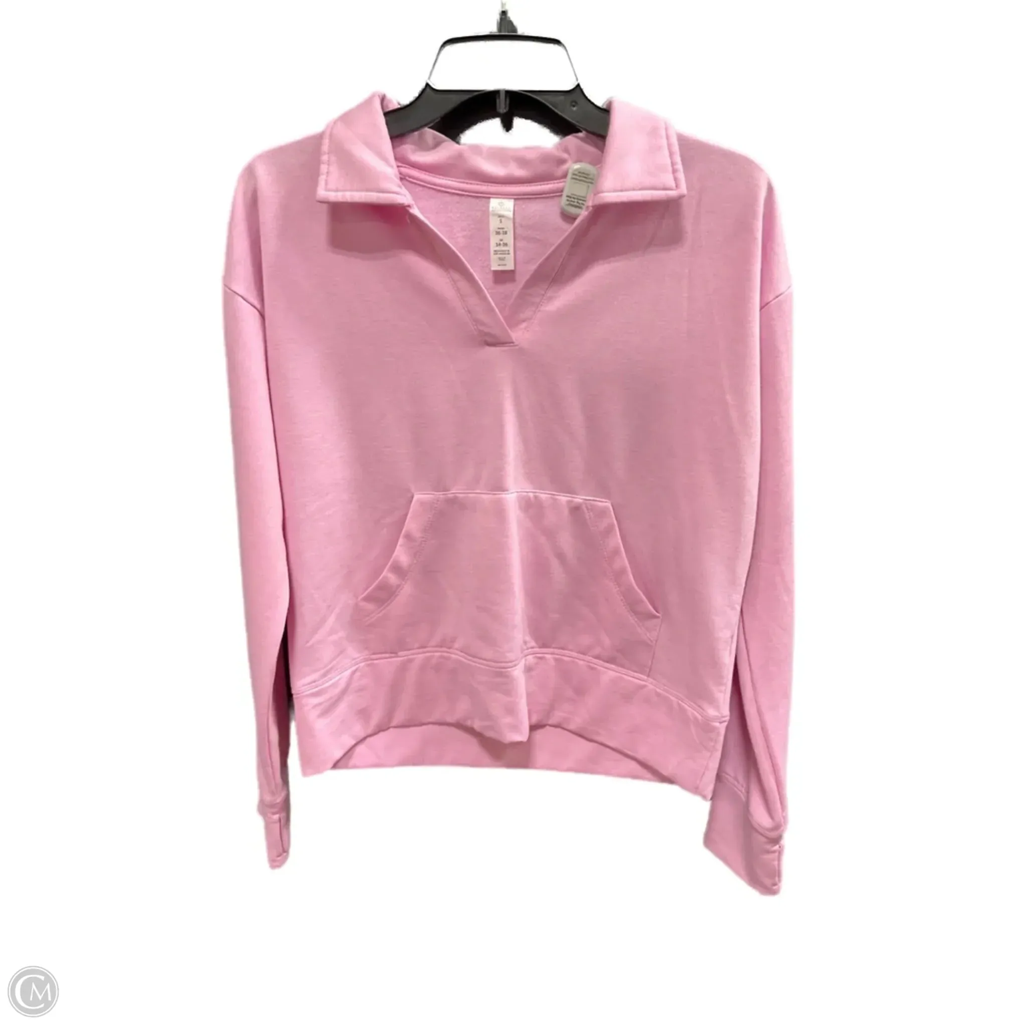 Stage Soul Athletic Sweatshirt Collar By Balance Collection In Pink, Size: S