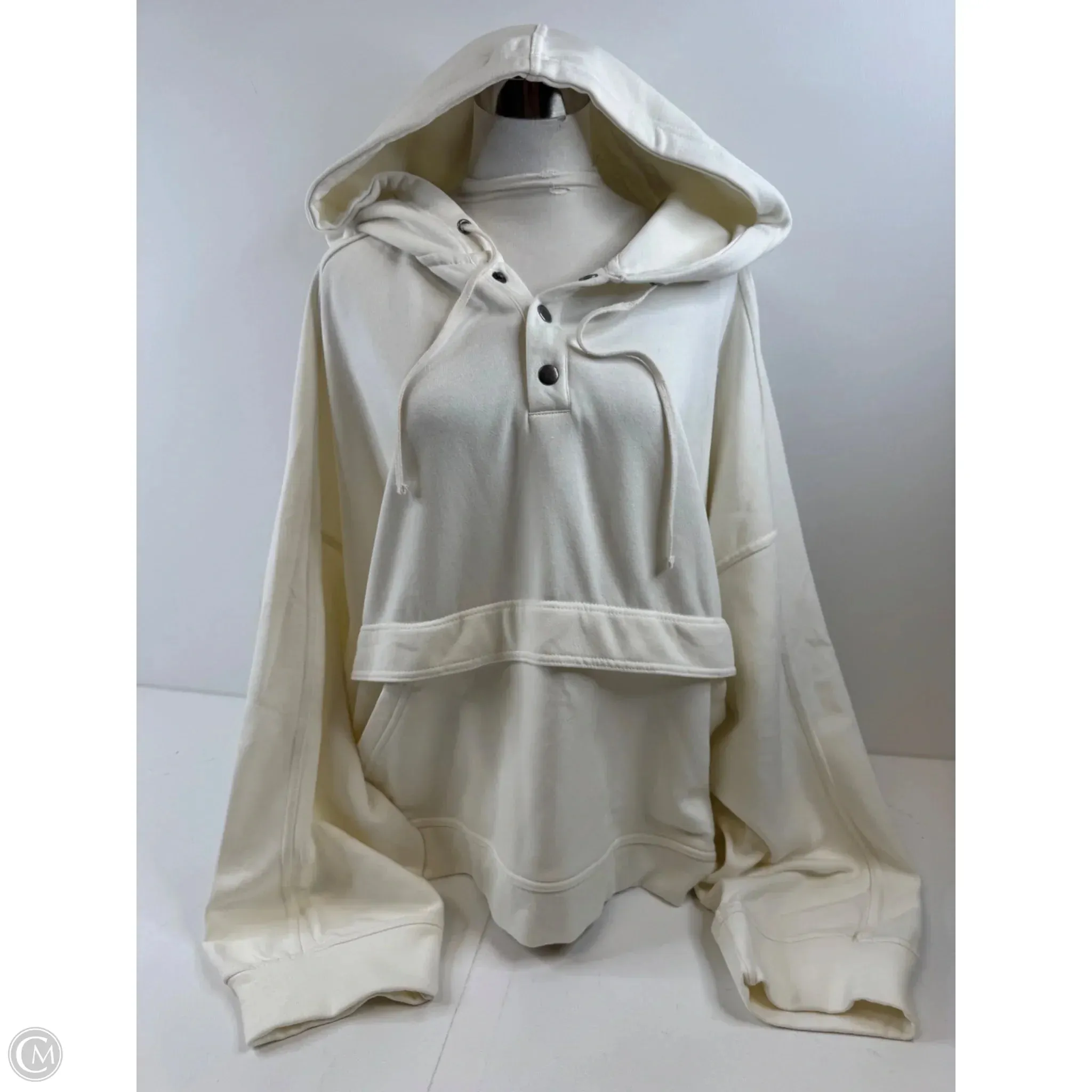 Functional Fashion Smart Glow Sweatshirt Hoodie By Daily Practice By Anthropologie In White, Size: 3x
