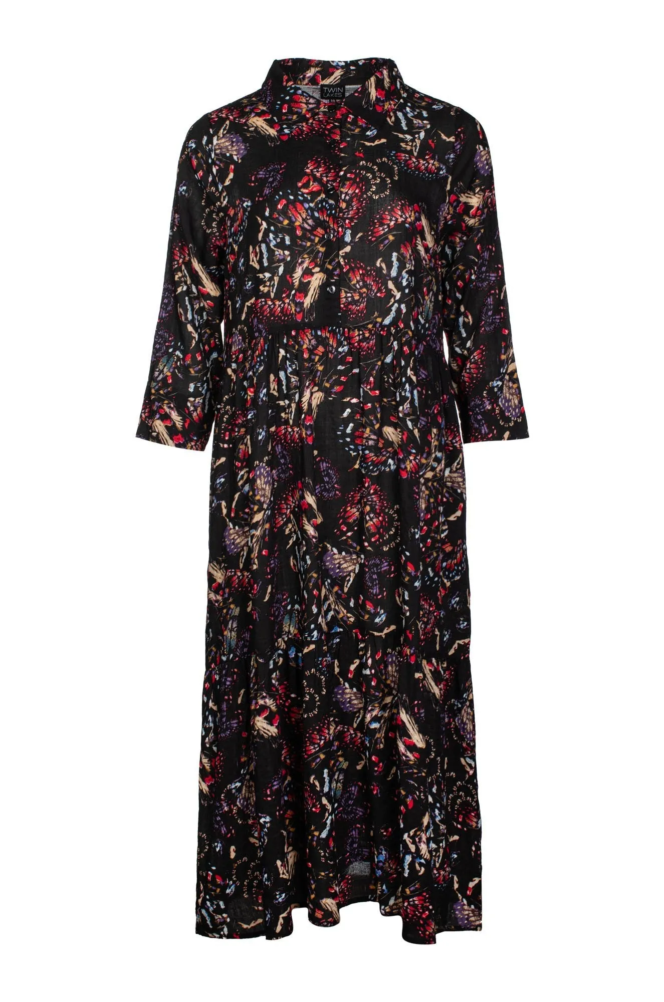Star Light HeatReflective Lining Dress | MULTI BUTTERFLY | 6543C1