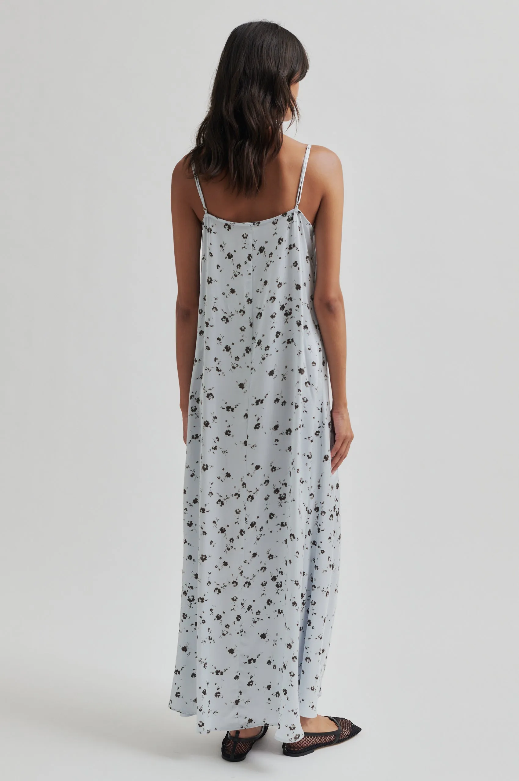 Adira Strap Dress MatteFinishTexture Wide Glow