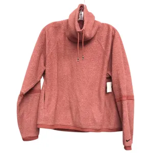 Athletic Sweatshirt Collar By Nike Apparel In Red, Size:M LowMaintenanceFabric