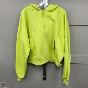 Daily Style Sweatshirt Hoodie By Clothes Mentor In Yellow, Size: 1x