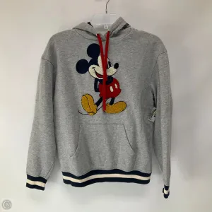 Sweatshirt Hoodie By Disney In Grey, Size: S UltraSoftFinish