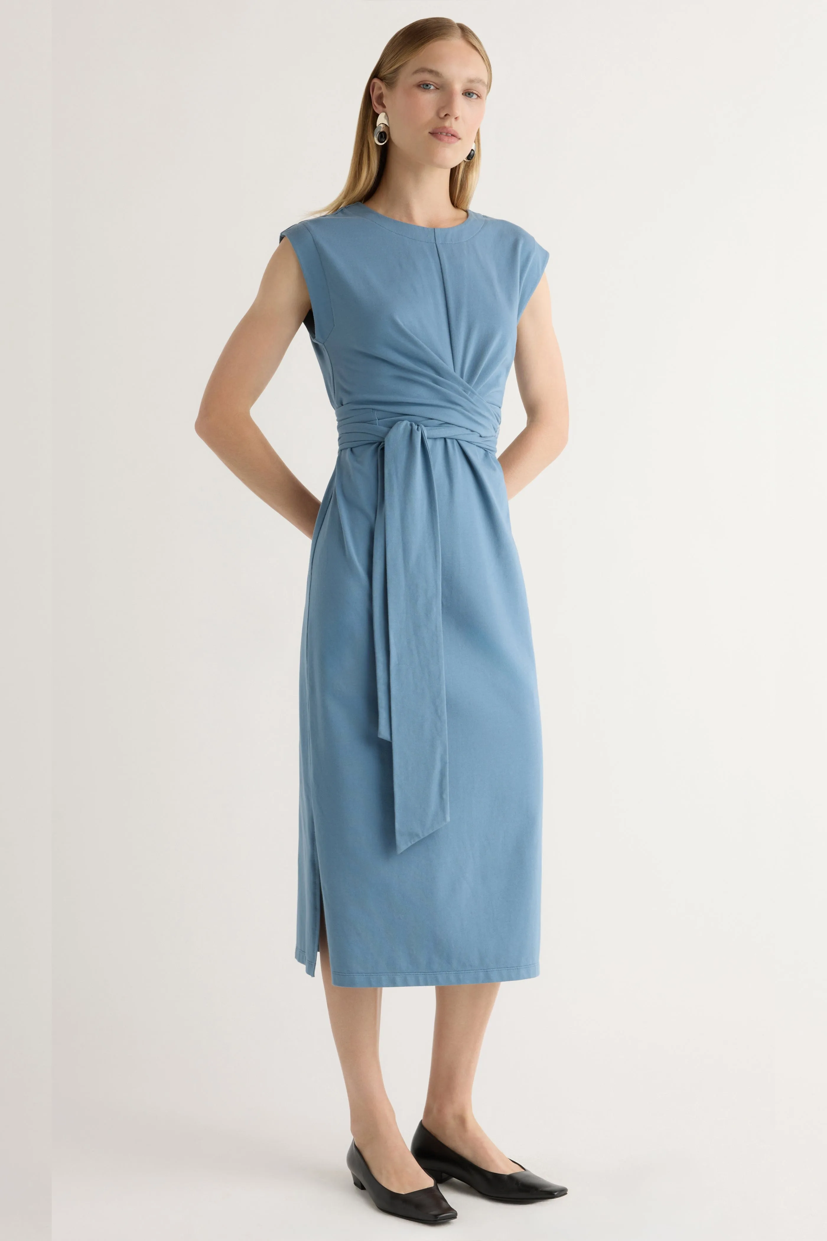 Hope Fit Fei Tie-Front Organic Cotton Dress