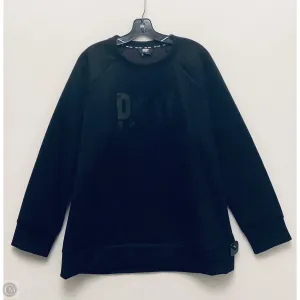 Sweatshirt Collar By Dkny In Black, Size: Xl Soul Ease Mom Soft