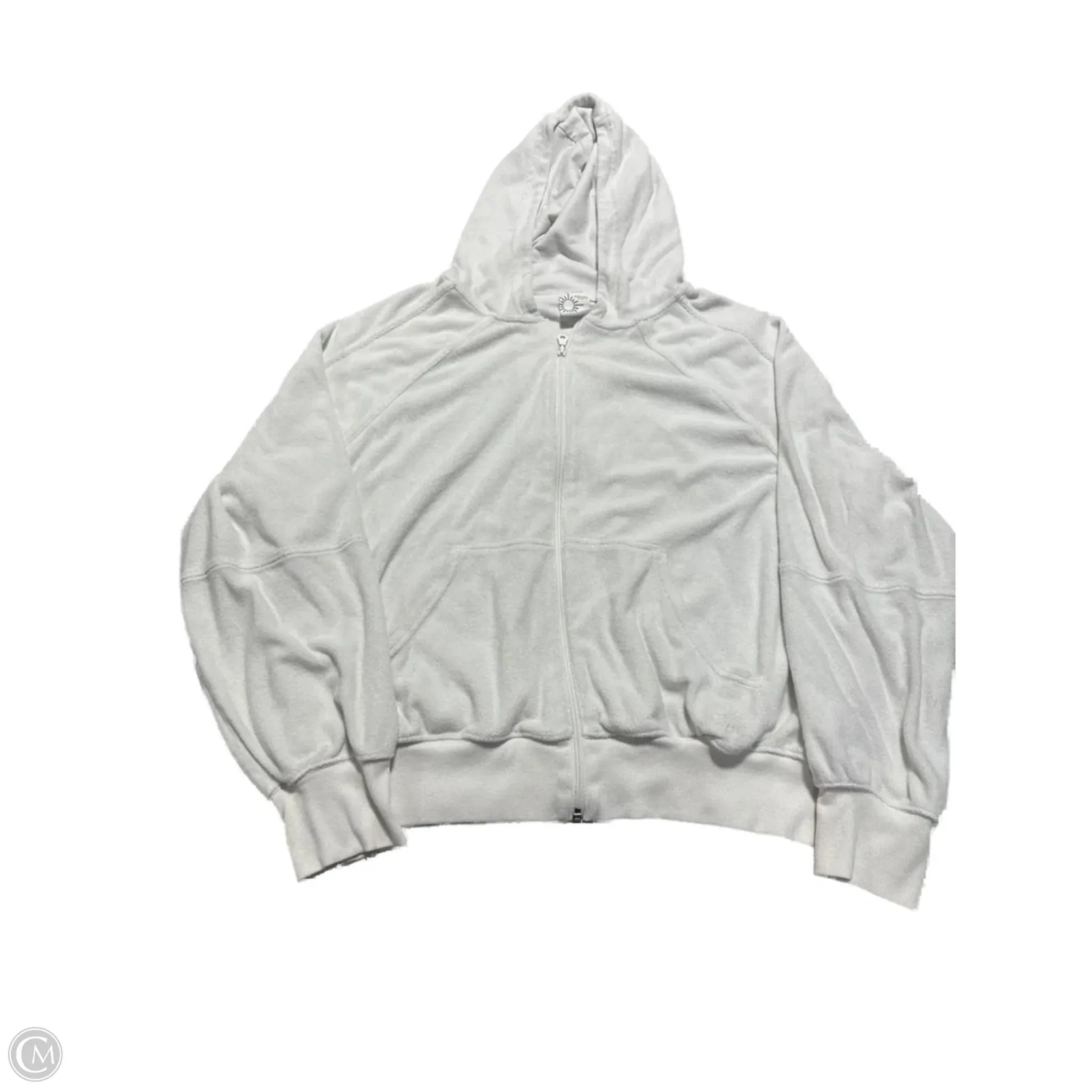 Group Mood Smart Fit Sweatshirt Hoodie By Aerie In White, Size: M