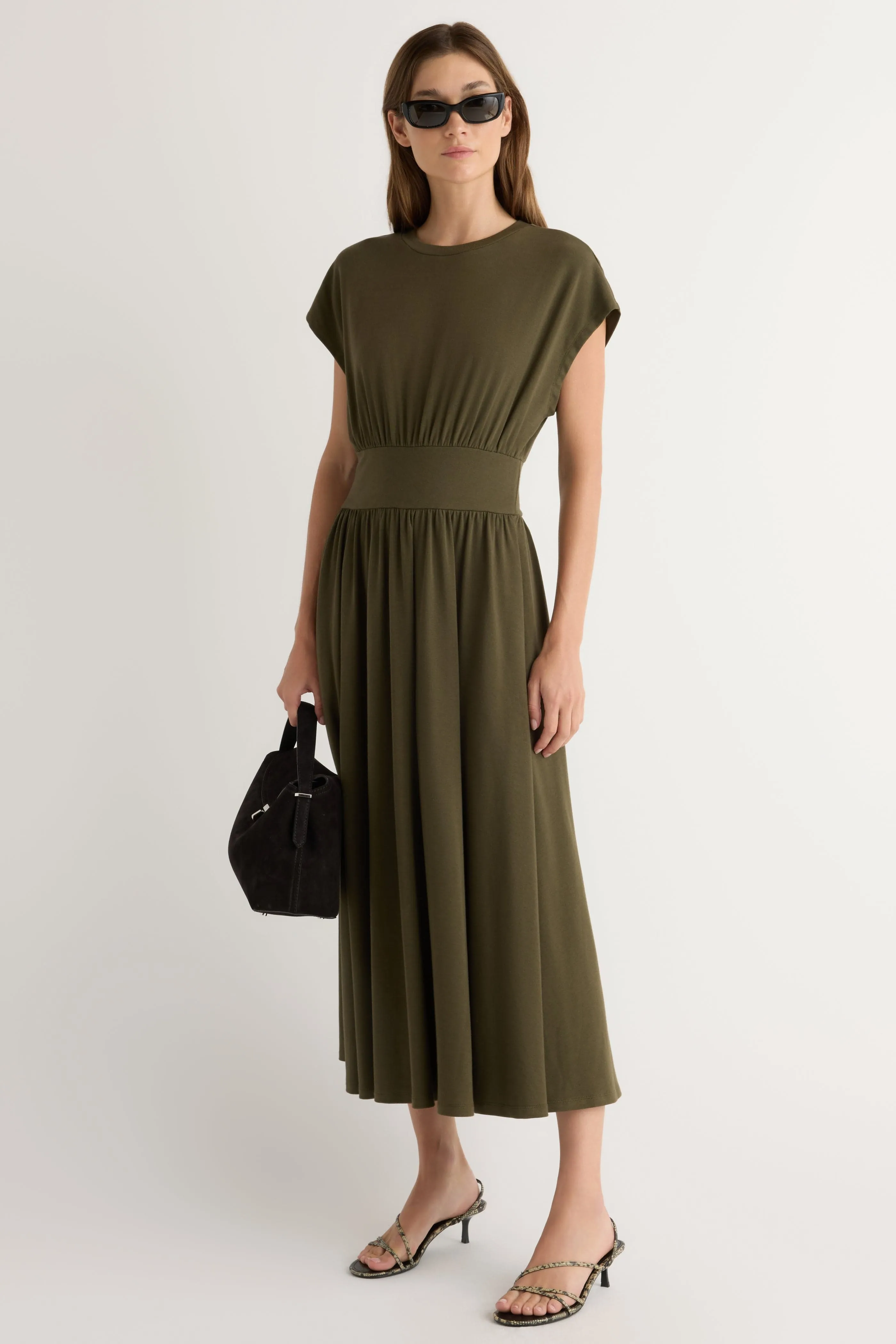 Prima Jersey Midi Dress Outdoor Jacket HighDurabilityClothing