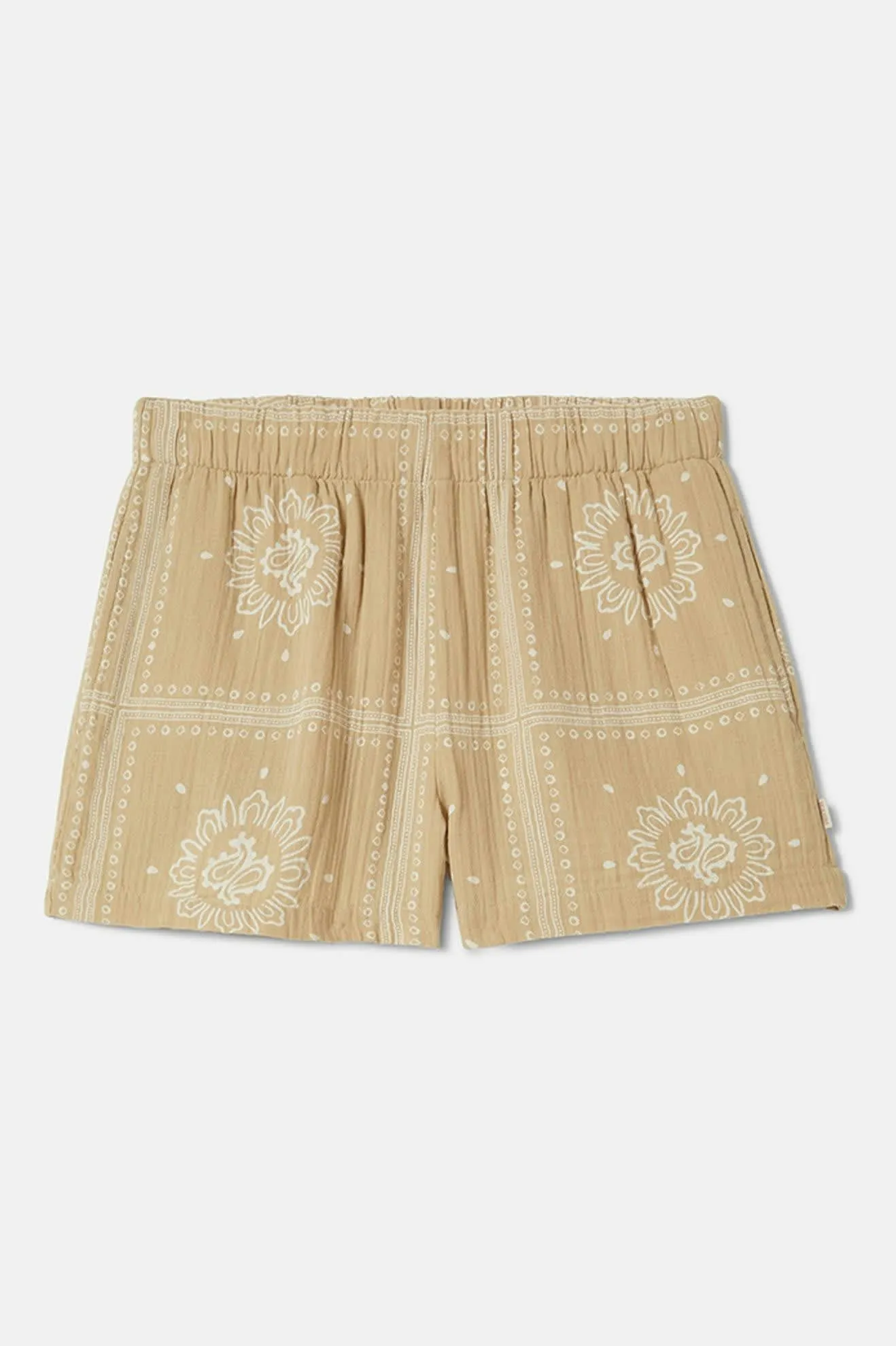 colorful Wandering Short - Pale Khaki Bandana