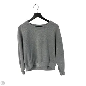 SustainableYarnBlend WrinkleFree Fabric Sweatshirt Crewneck By Yelete In Grey, Size: L