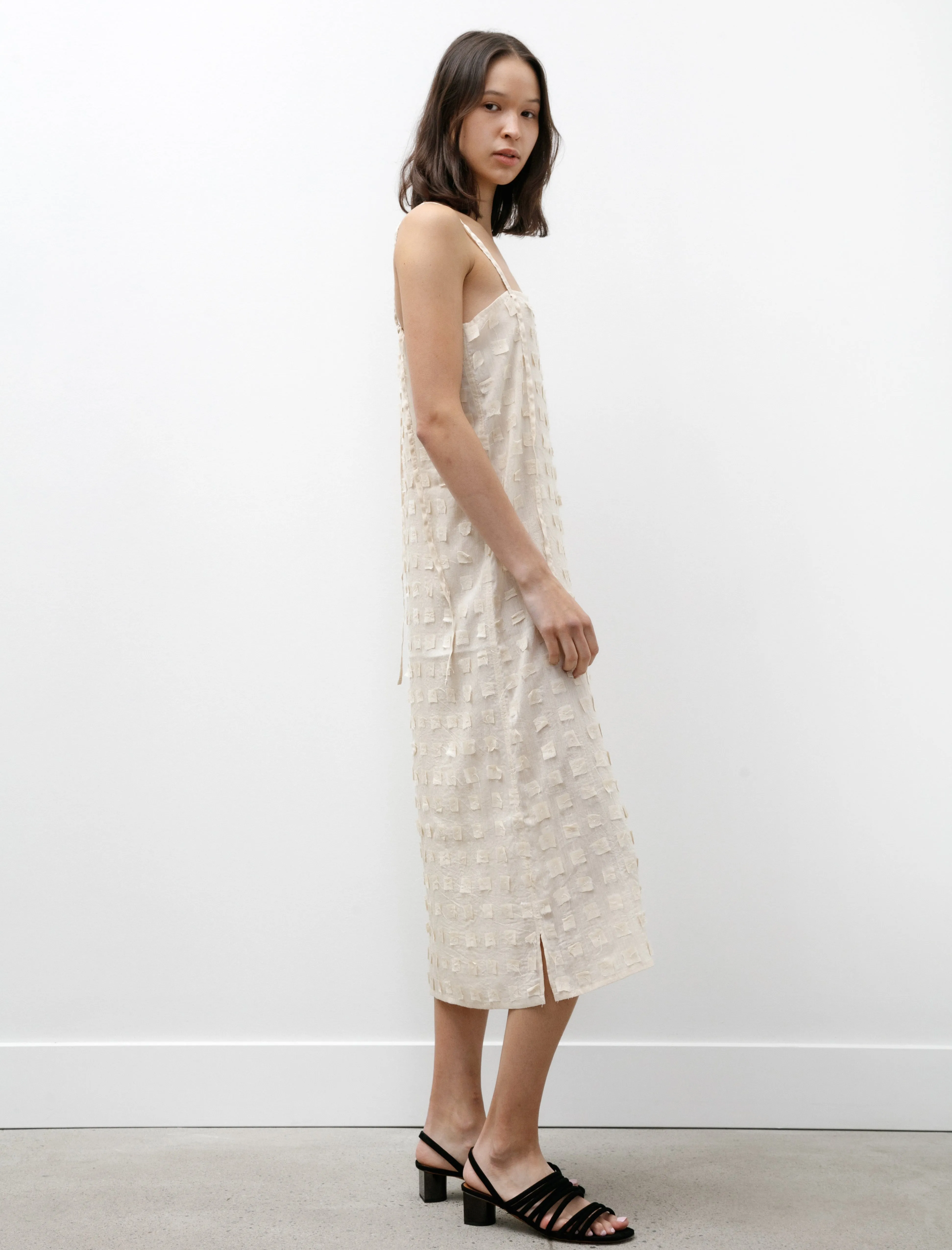 Casual Sweater Muga Silk Off-Cuts Dress Undyed