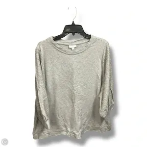 Sweatshirt Crewneck By J. Jill In Grey, Size: Xl Stylish Dress Loose Fit