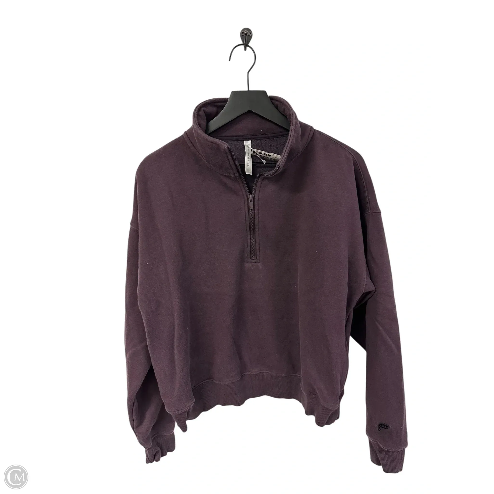 FoldableDesign Sweatshirt Collar By Fabletics In Purple, Size: Xl