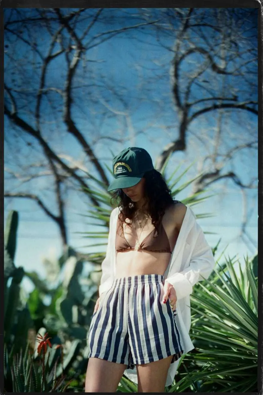 Mykonos Stripe Boxer Short - Deep Sea Fashion Forward