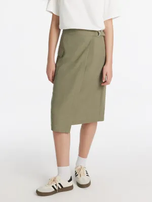 Urban Mood A-Line Wrapped Women Half Skirt