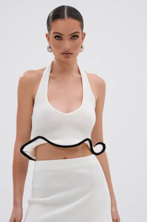 CUTIE PIE RUFFLE HEM BLOUSE Innovation - driven high - ground - clearance
