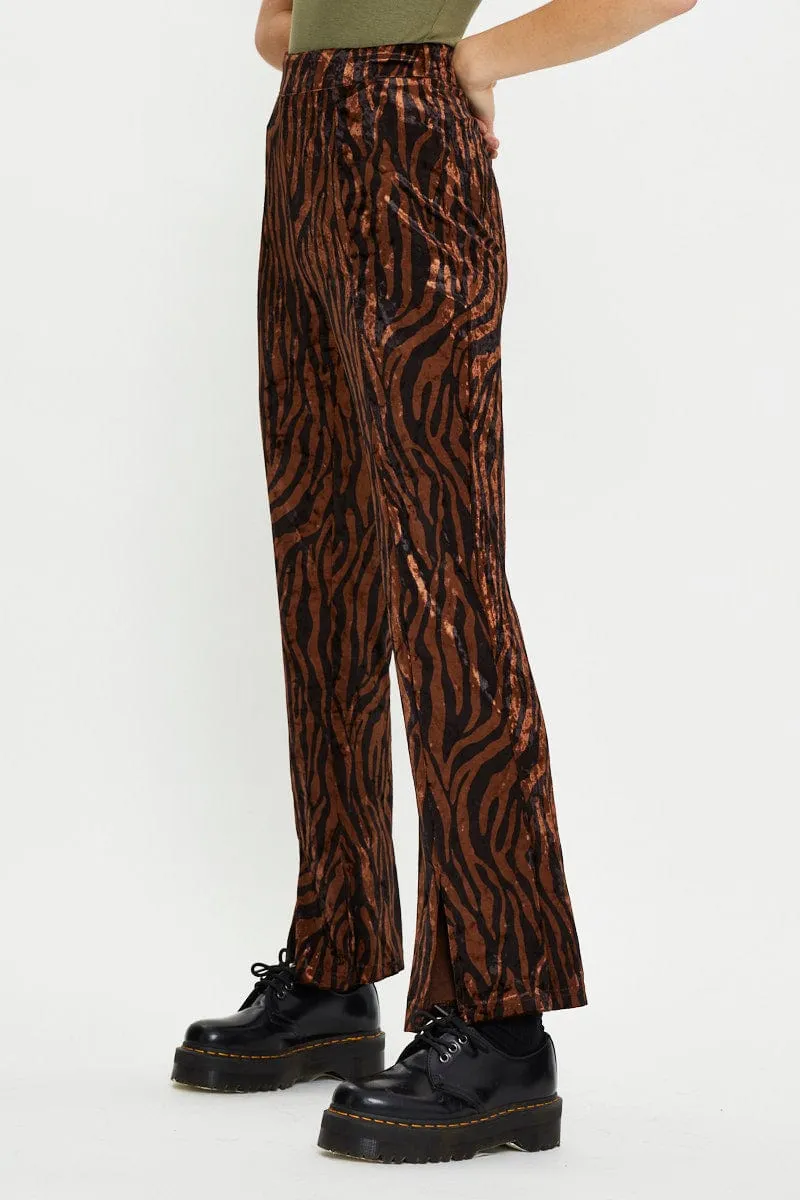 Perfectly Relaxed Anti Static Fabric Print Man Pant
