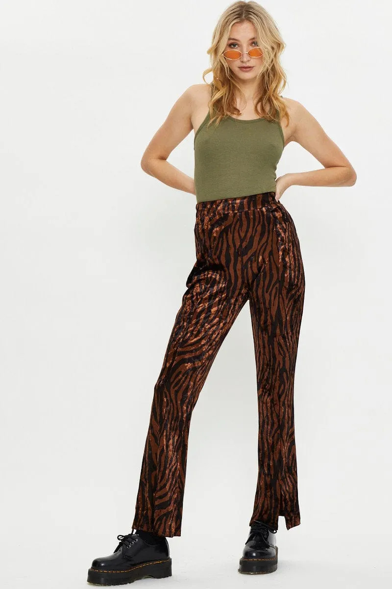 Print Man Pant Relaxed Waist Casual Essentials