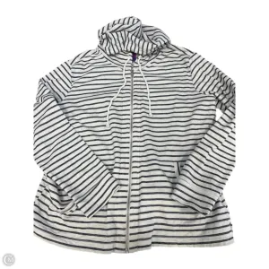 Sweatshirt Hoodie By Cmc In Striped Pattern, Size: L Day Off