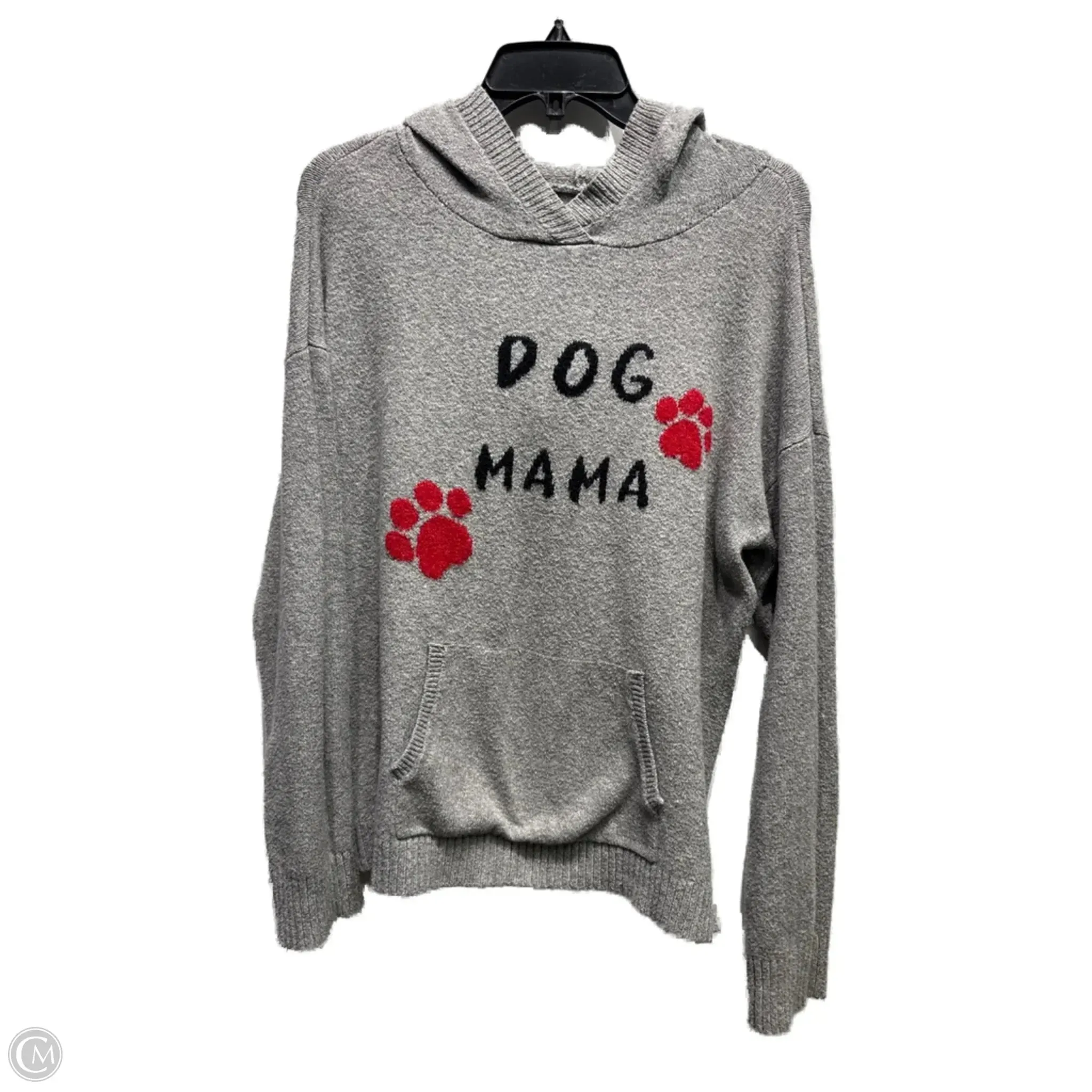 Sweatshirt Hoodie By Lou And Grey In Grey, Size: M QuickDrying EcoFriendly Textiles