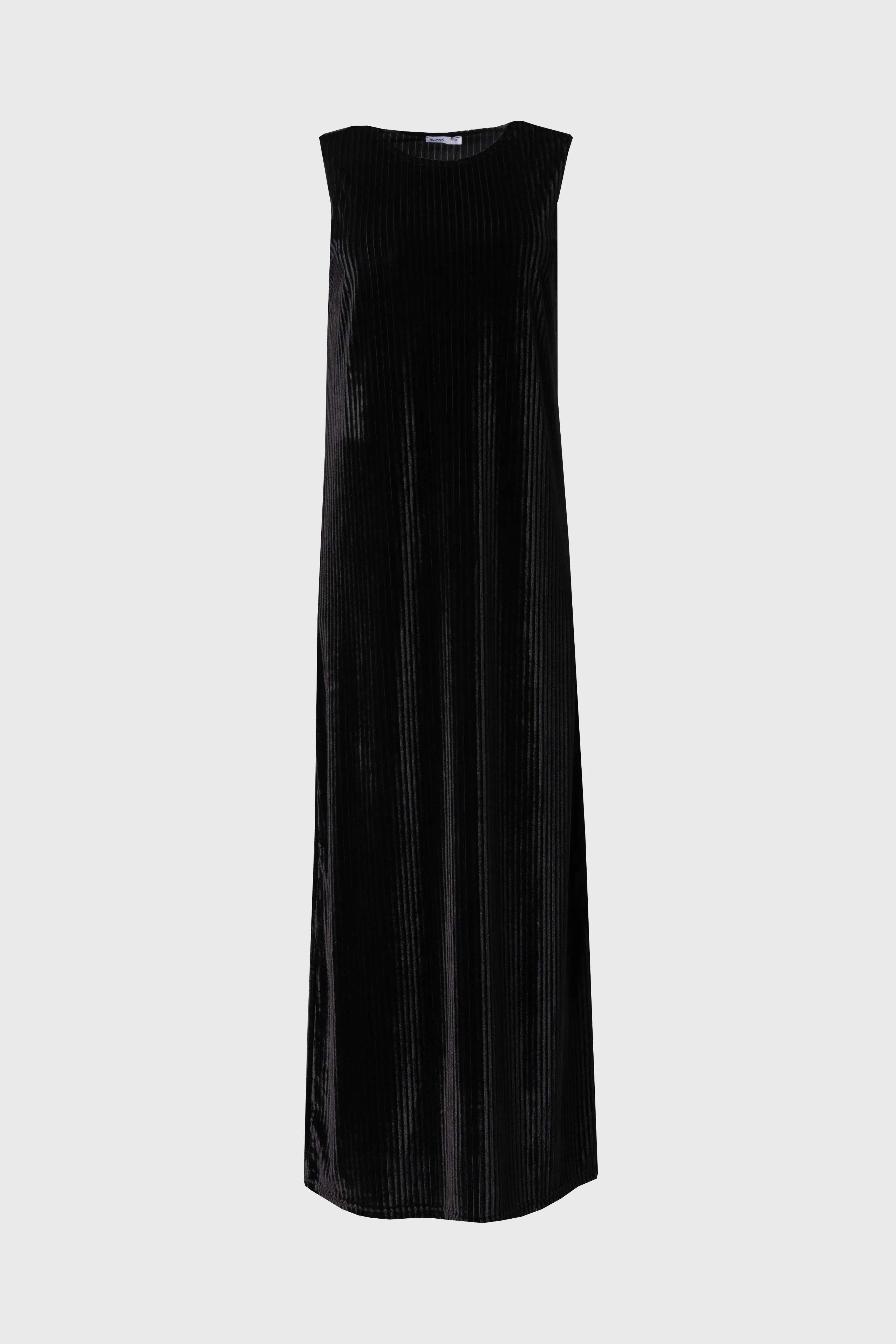 Black Ribbed Velour Jumper SkinFriendlyElastic