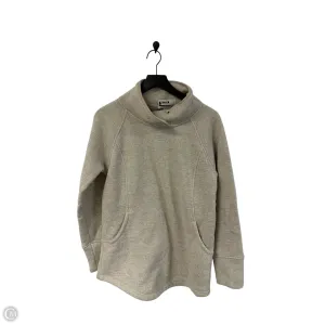 Sweatshirt Collar By Prana In Beige, Size: L Casual Sweatshirt