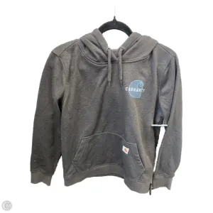 AllSeasonWear CompactPackableDesign Sweatshirt Hoodie By Carhartt In Grey, Size: S