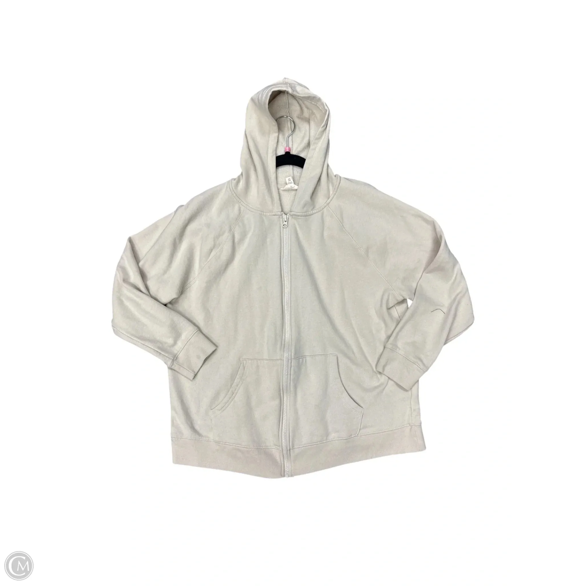 Sweatshirt Hoodie By Terra & Sky In Cream, Size: Xl QuickDryingTech Seamless Design