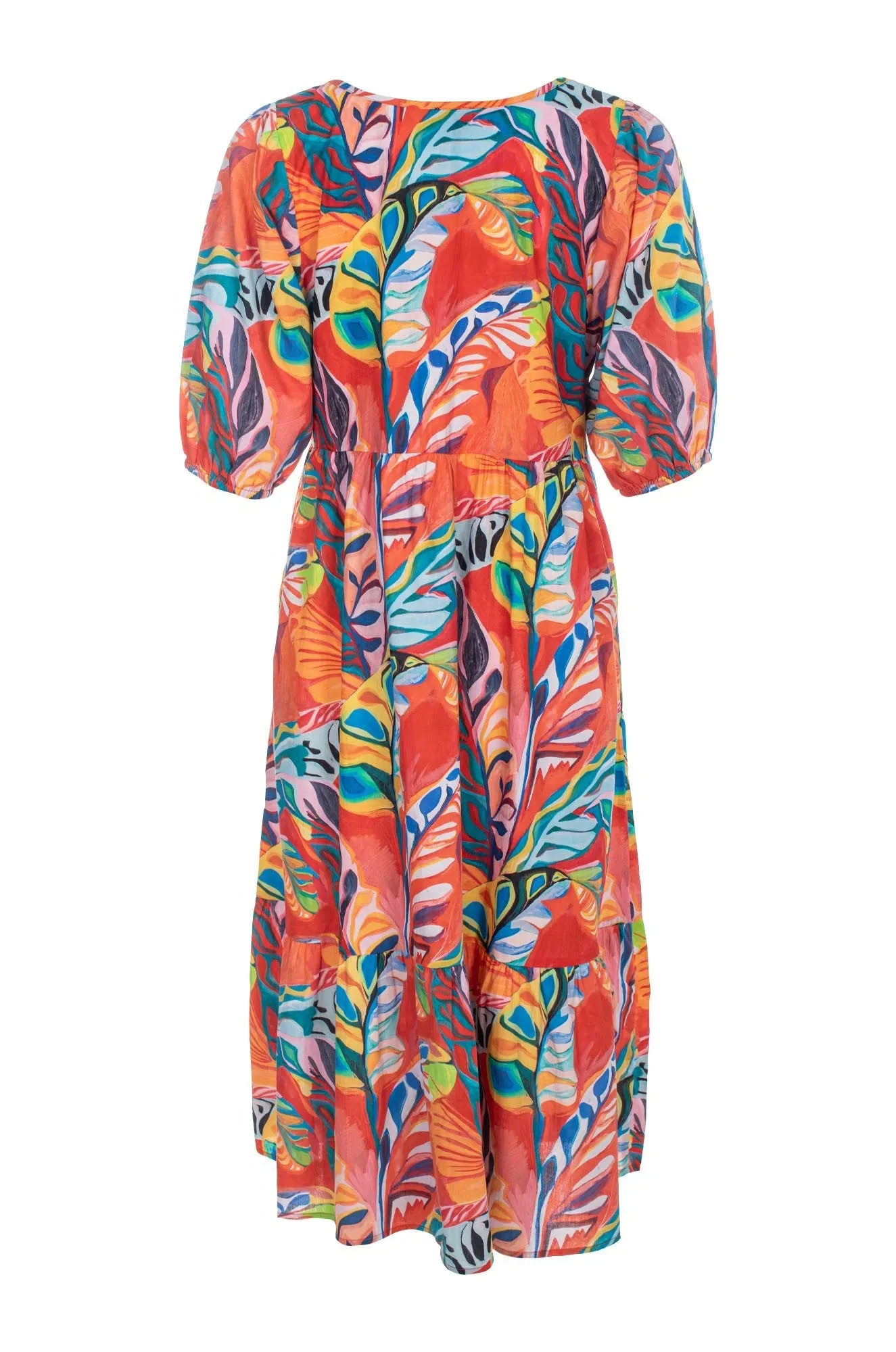 Midi Sundress | Artist Palms | 6521C1 Carnival Look Trendy Trousers