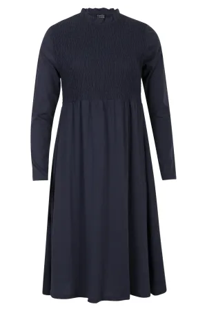 100% Cotton Dress | NAVY | 3411B1 hypoallergenic material Elegant Layer