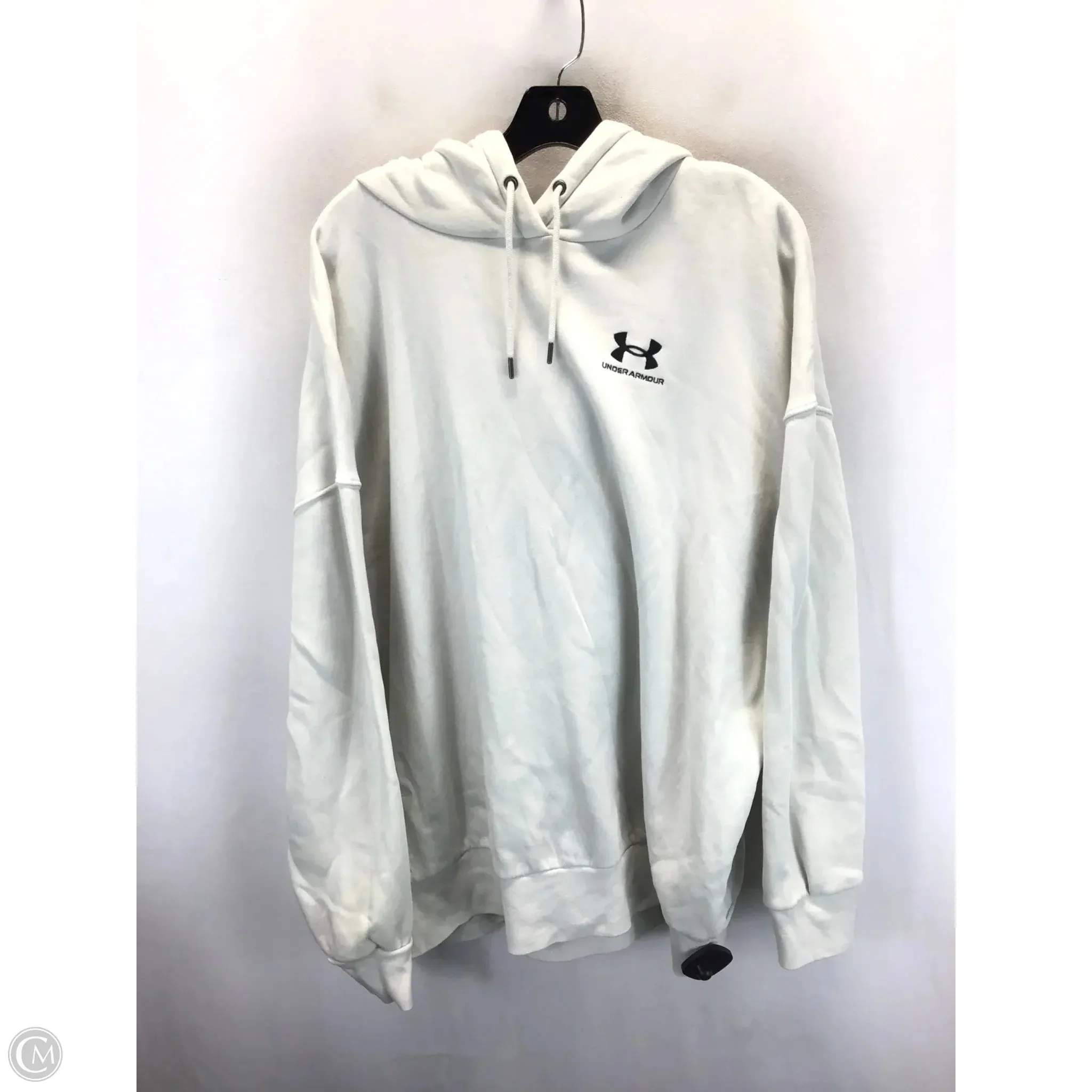 Classic Suit Sweatshirt Hoodie By Under Armour In Beige, Size: Xl