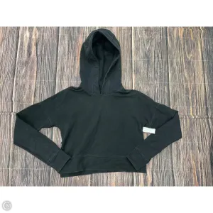Athletic Sweatshirt Hoodie By Lululemon In Black, Size: S HighCollar Style