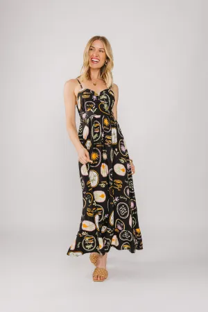 Self Love Vibrant color midi Stay with Me Dress