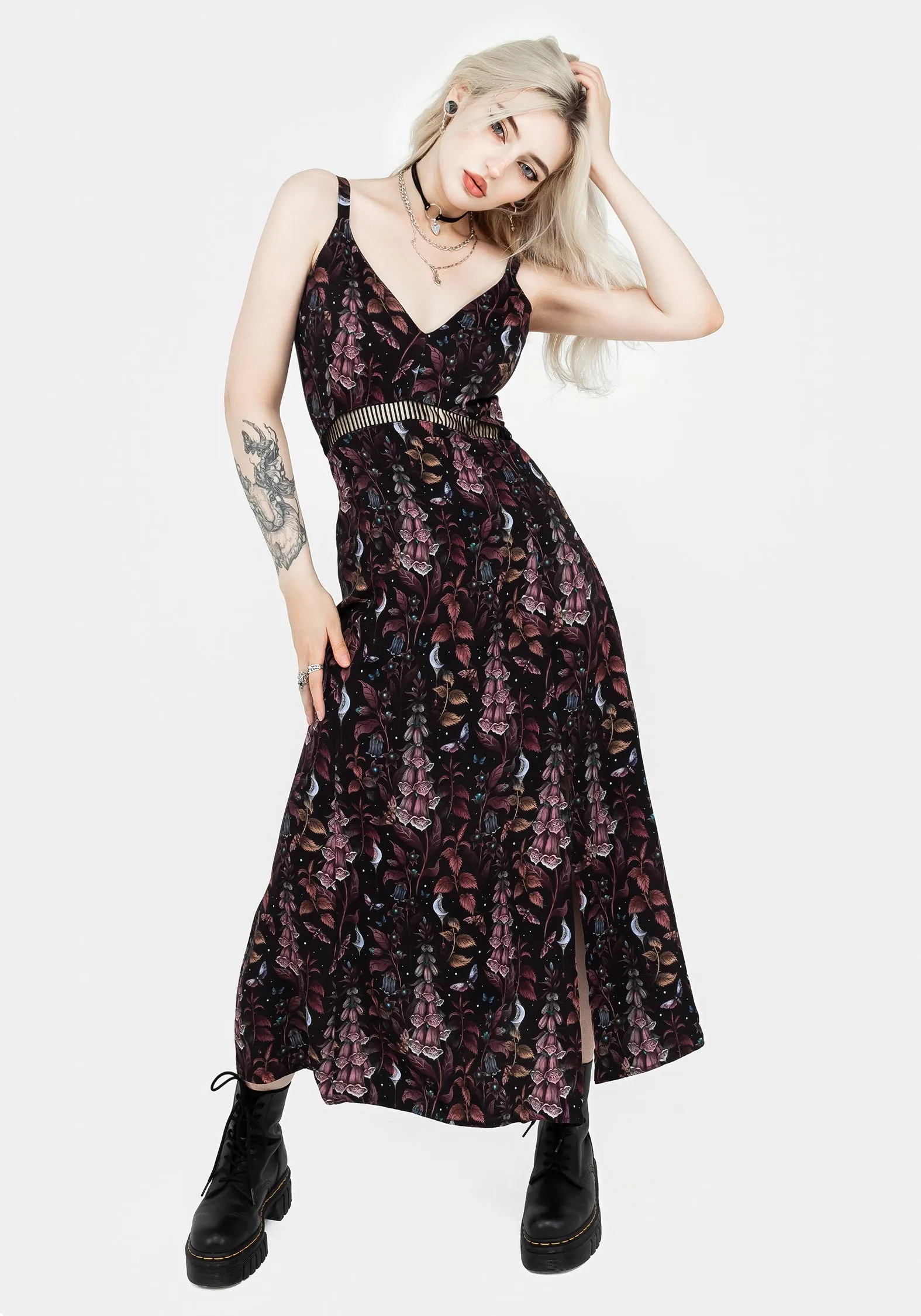 Whether worn for a casual day out or an evening event this maxi dress always looks chic Marble Step Foxglove Midaxi Cami Dress