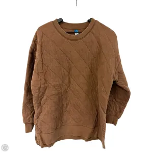 Push Edge Sweatshirt Crewneck By Old Navy In Brown, Size: M