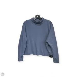 Sweatshirt Collar By Madewell In Blue, Size: M Cozy Pajamas Easy Tunic
