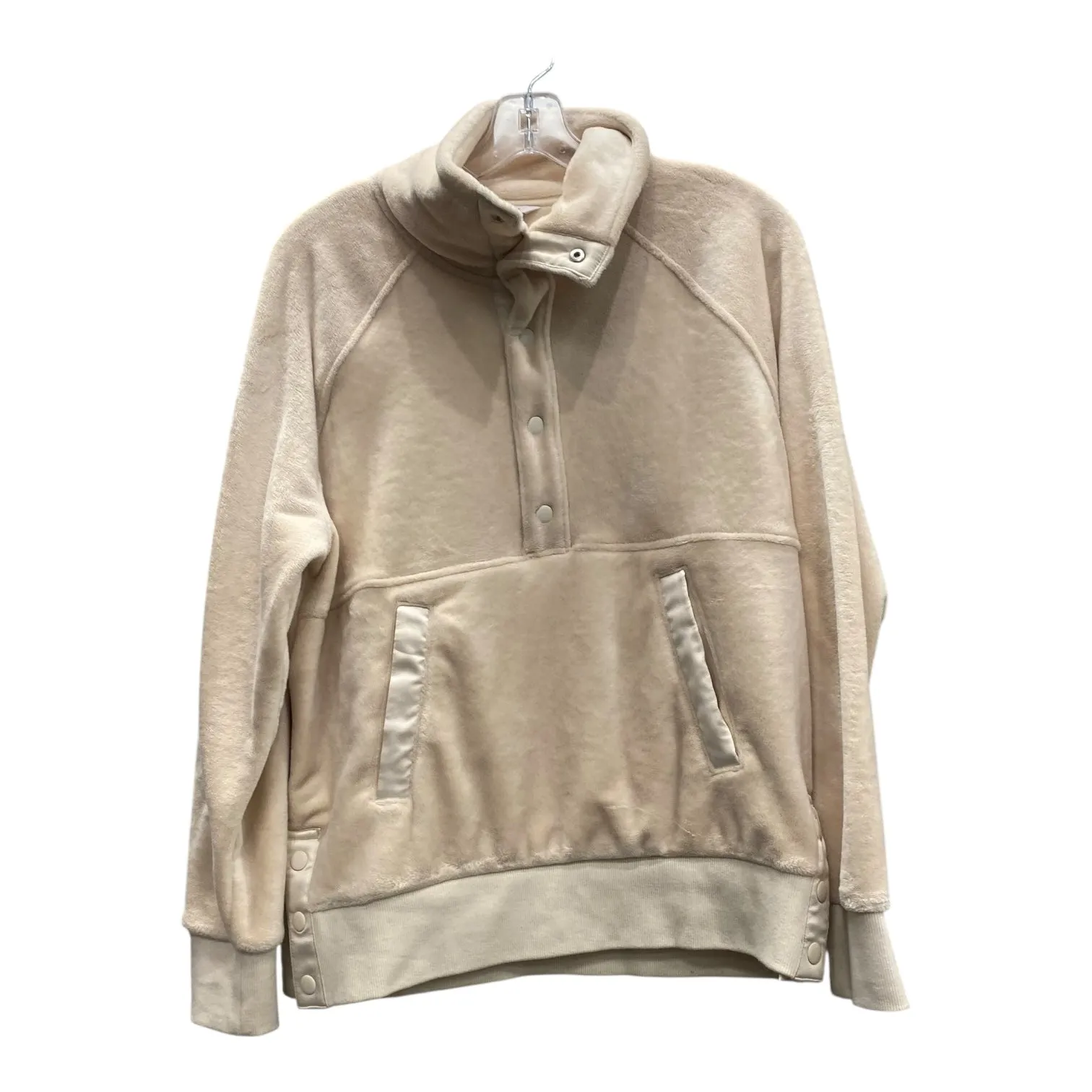 Winter Essential Athletic Sweatshirt Crewneck By Athleta In Cream, Size:Sp