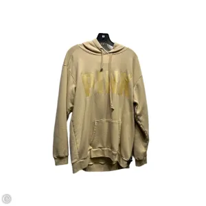 Warm Socks Sweatshirt Hoodie By Pink In Cream, Size: L