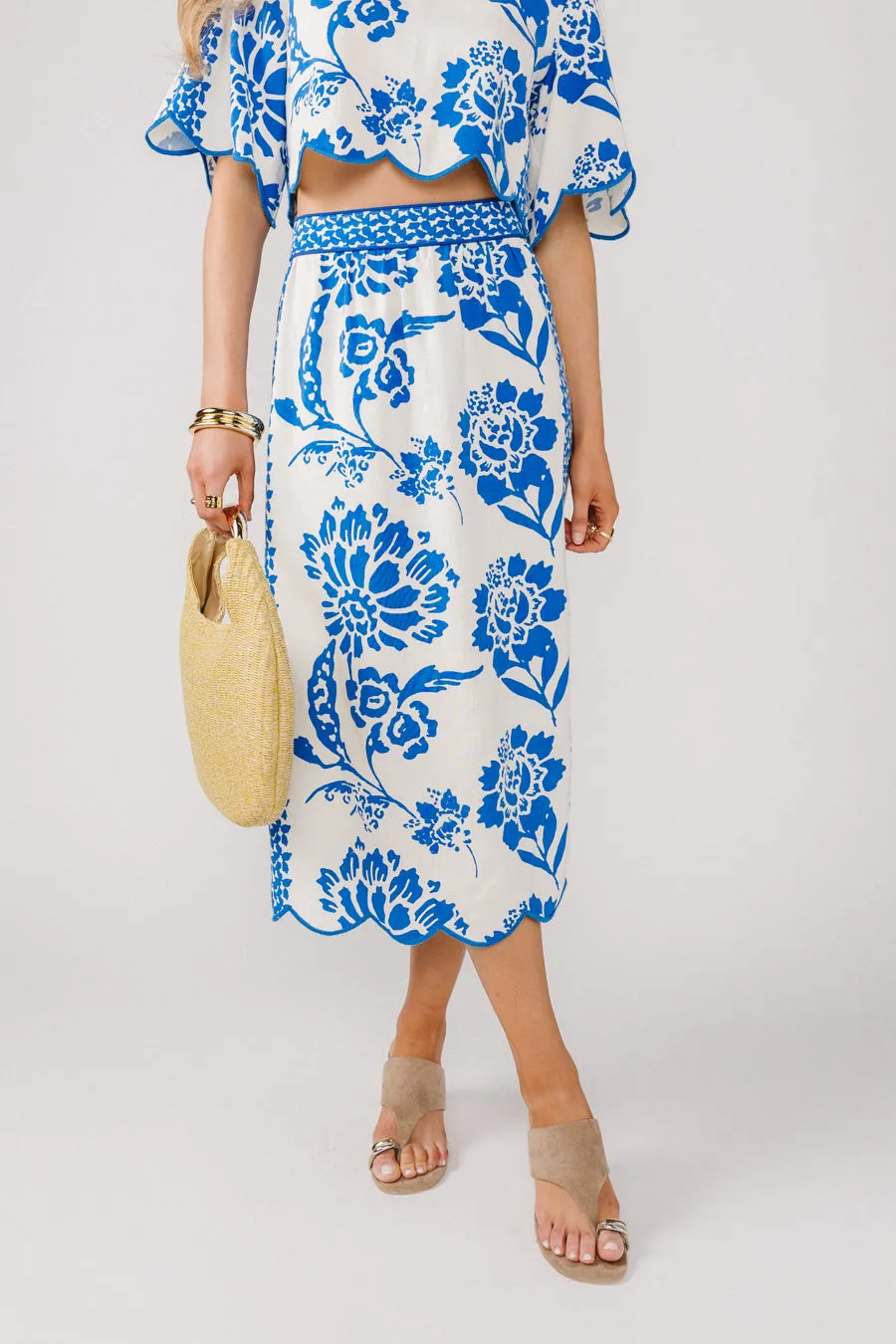 Statement Fashion Subtle Finish Feels Like Paradise Skirt