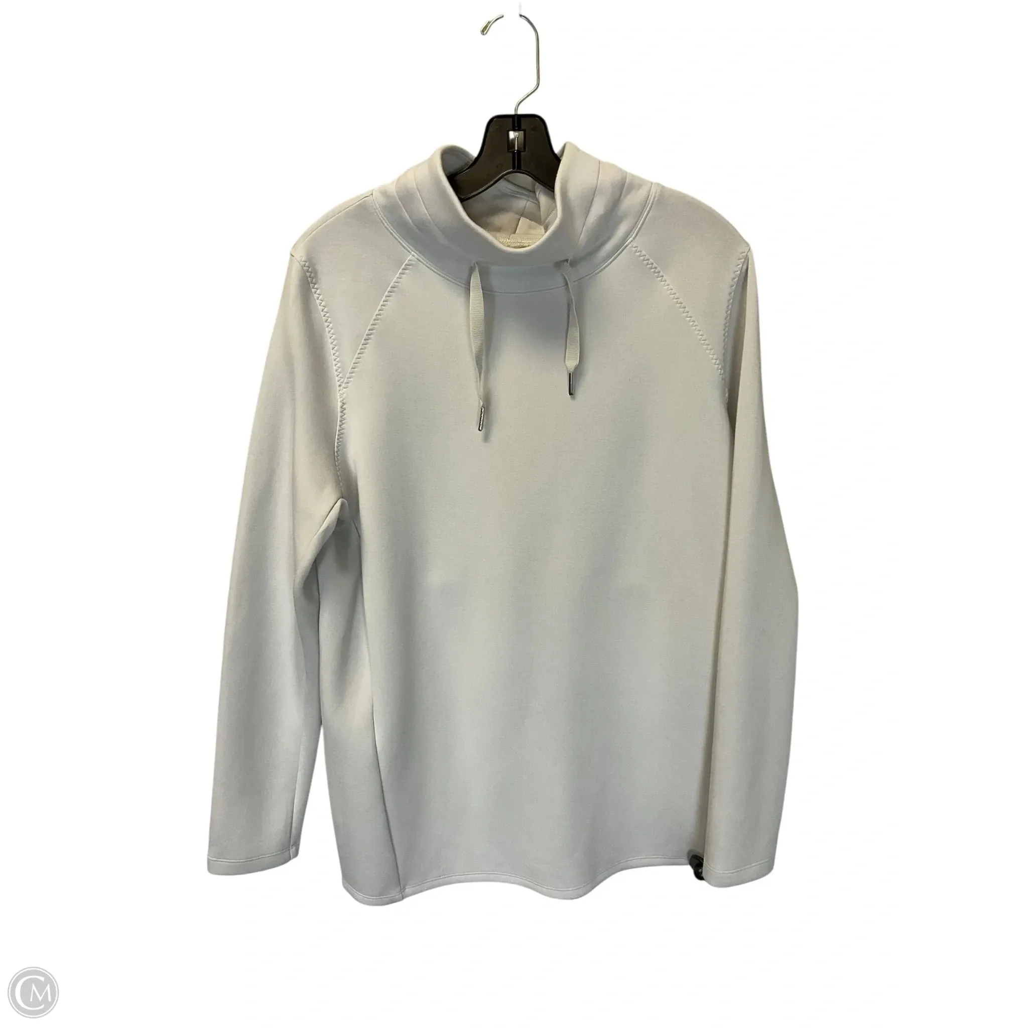 Serene Ease Athletic Sweatshirt Collar By Spanx In Tan, Size: M