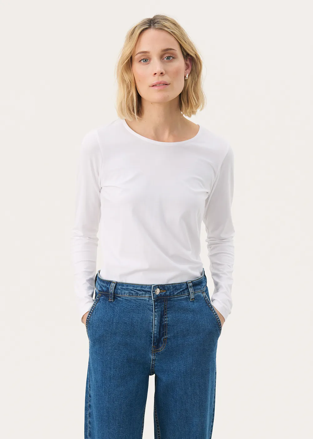 Chic Look Fashion Layer Nemajas Long Sleeve T-Shirt