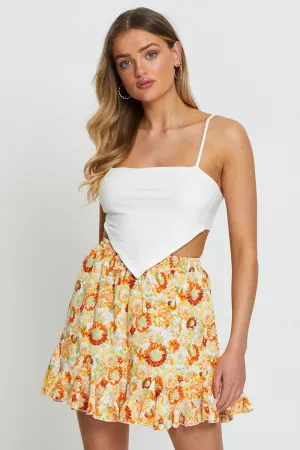 Spring Must Have Print Elastic Waist Short