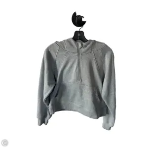 Sweatshirt Hoodie By Clothes Mentor In Grey, Size: M FadeResistant Color