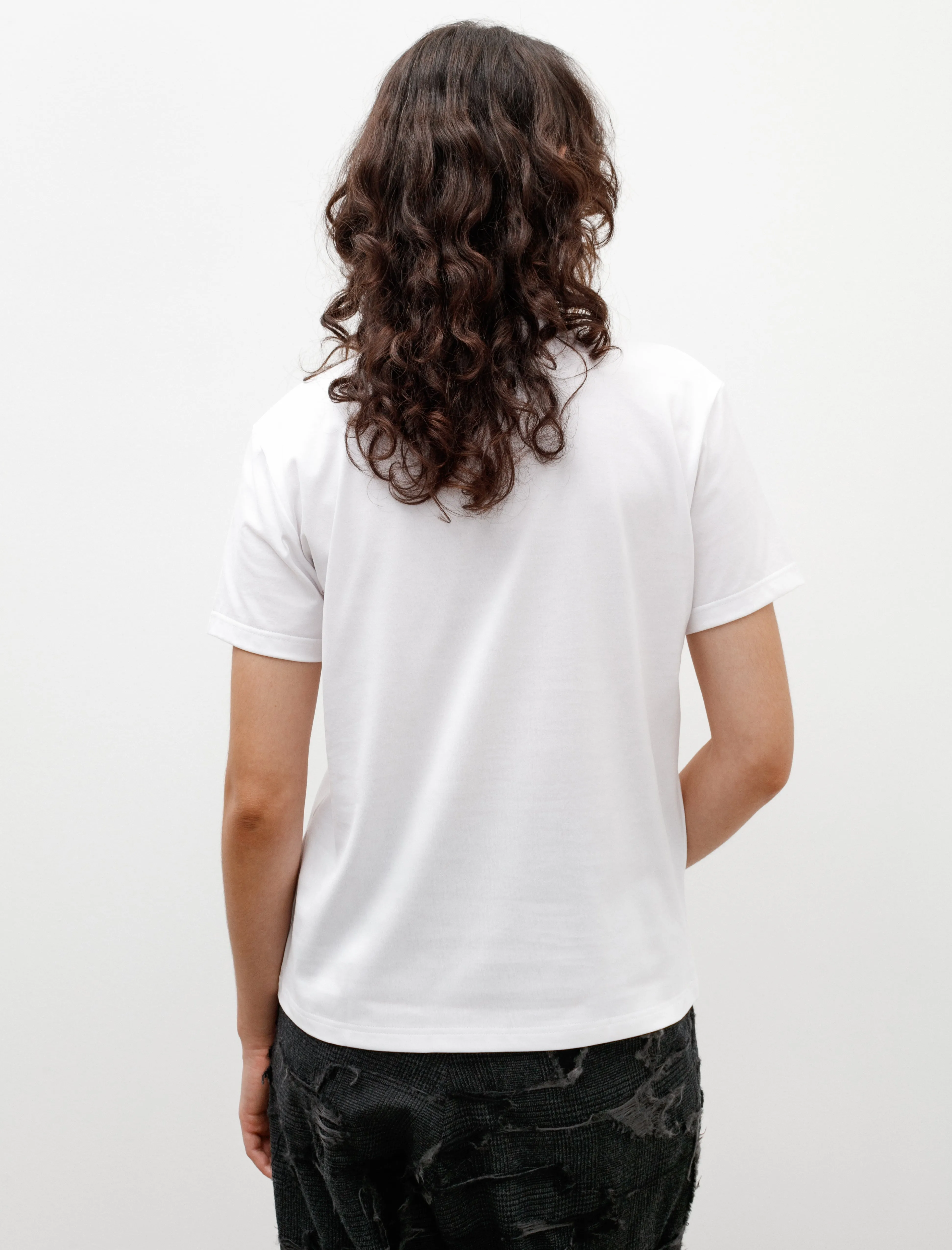 OdorResistant Material Boy Fit T-Shirt White