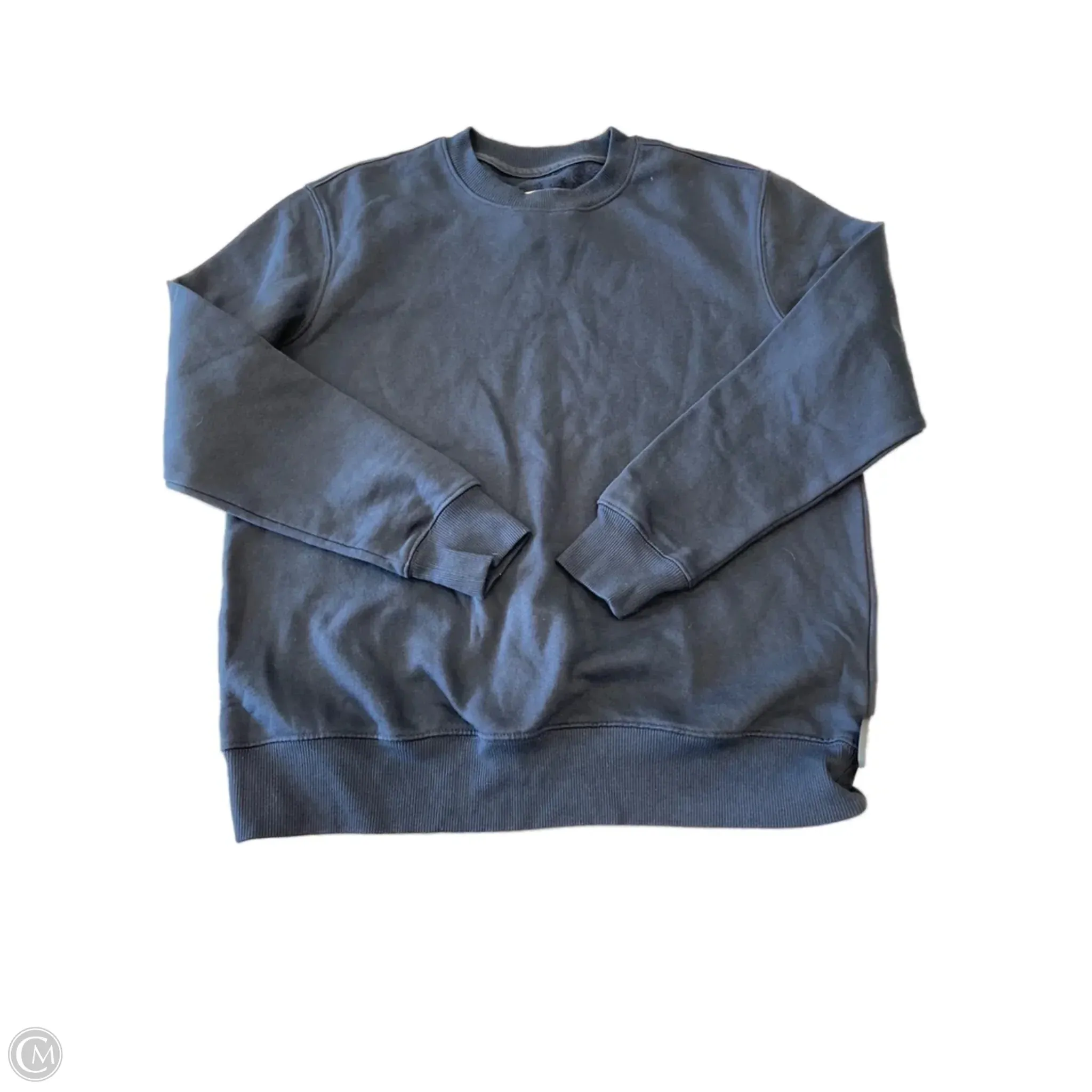 AllDayComfort UVProtection Coating Sweatshirt Crewneck By Clothes Mentor In Blue, Size: L
