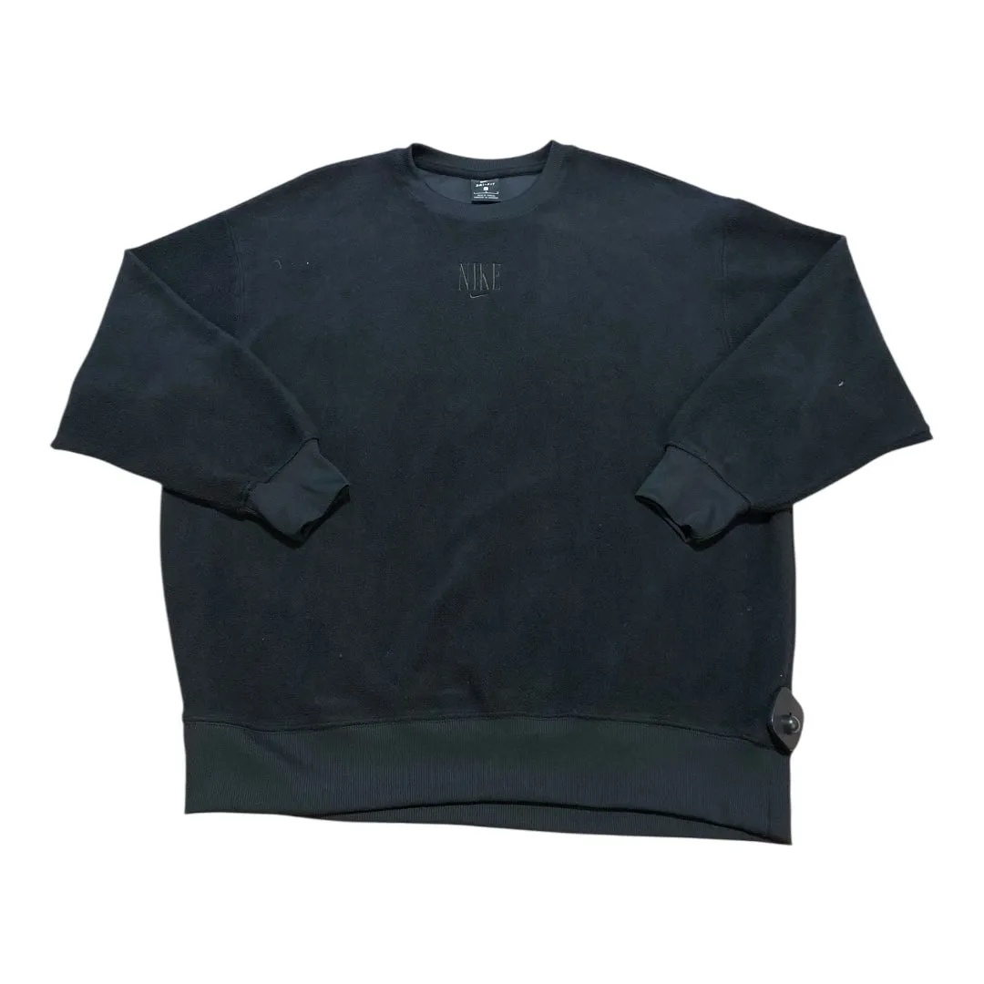 Sweatshirt Crewneck By Nike In Black, Size:L Sporty Joggers CrossBackStructure