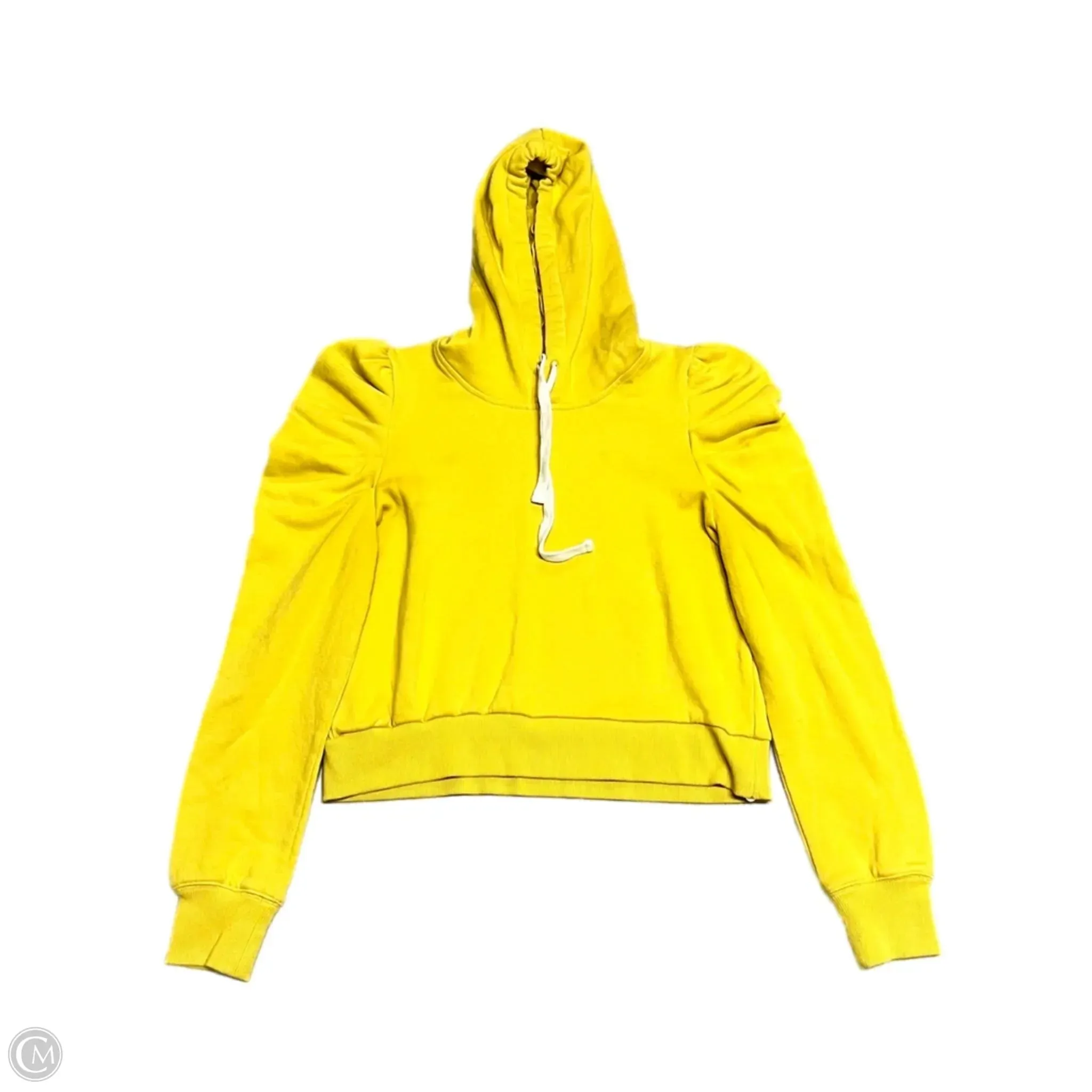 TemperatureRegulating Gentle Glow Sweatshirt Designer By Rebecca Minkoff In Yellow, Size: S
