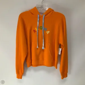 Sweatshirt Hoodie By Clothes Mentor In Orange, Size: S Glow Up Statement Wear