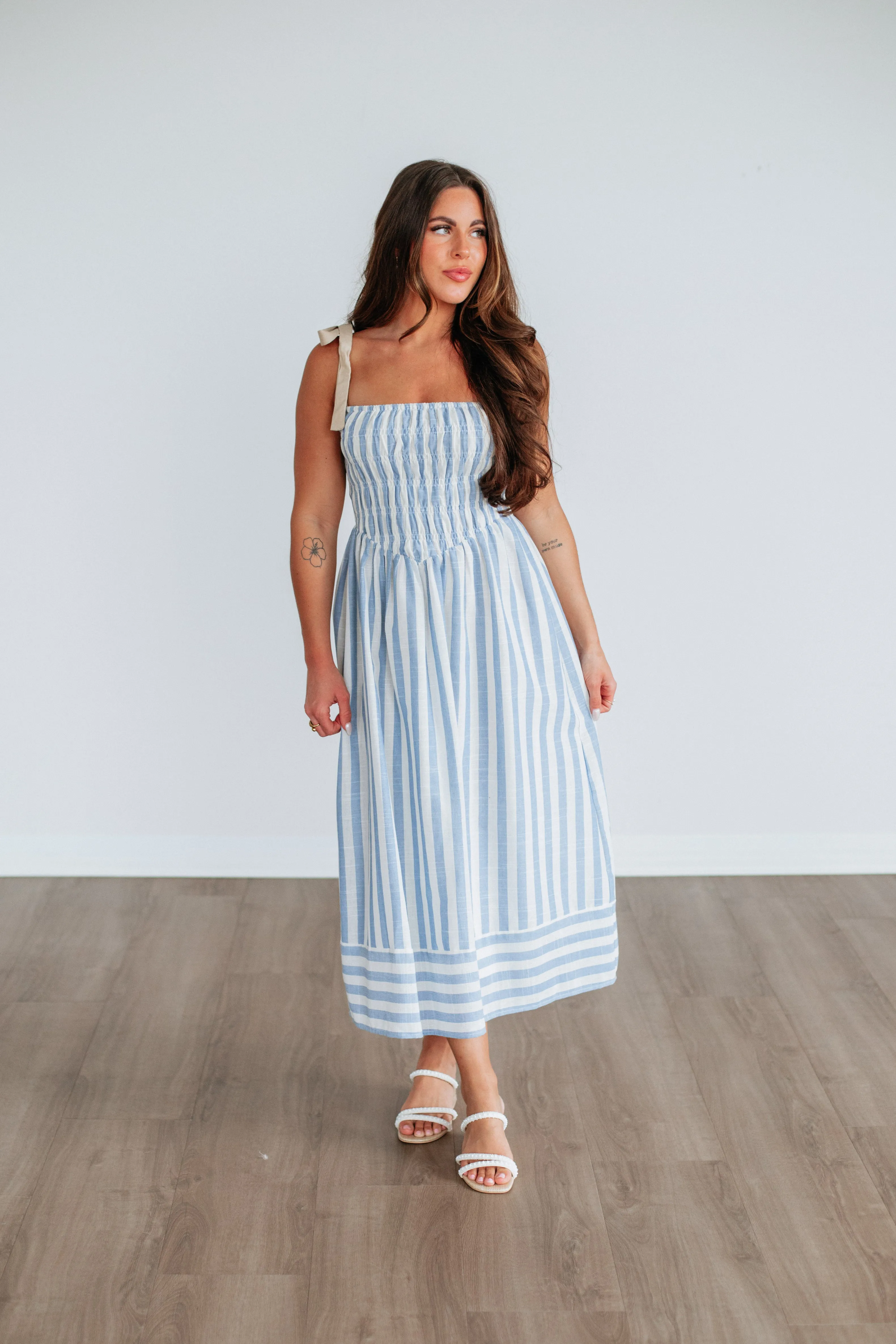 Emilie Linen Dress Poetic Mood