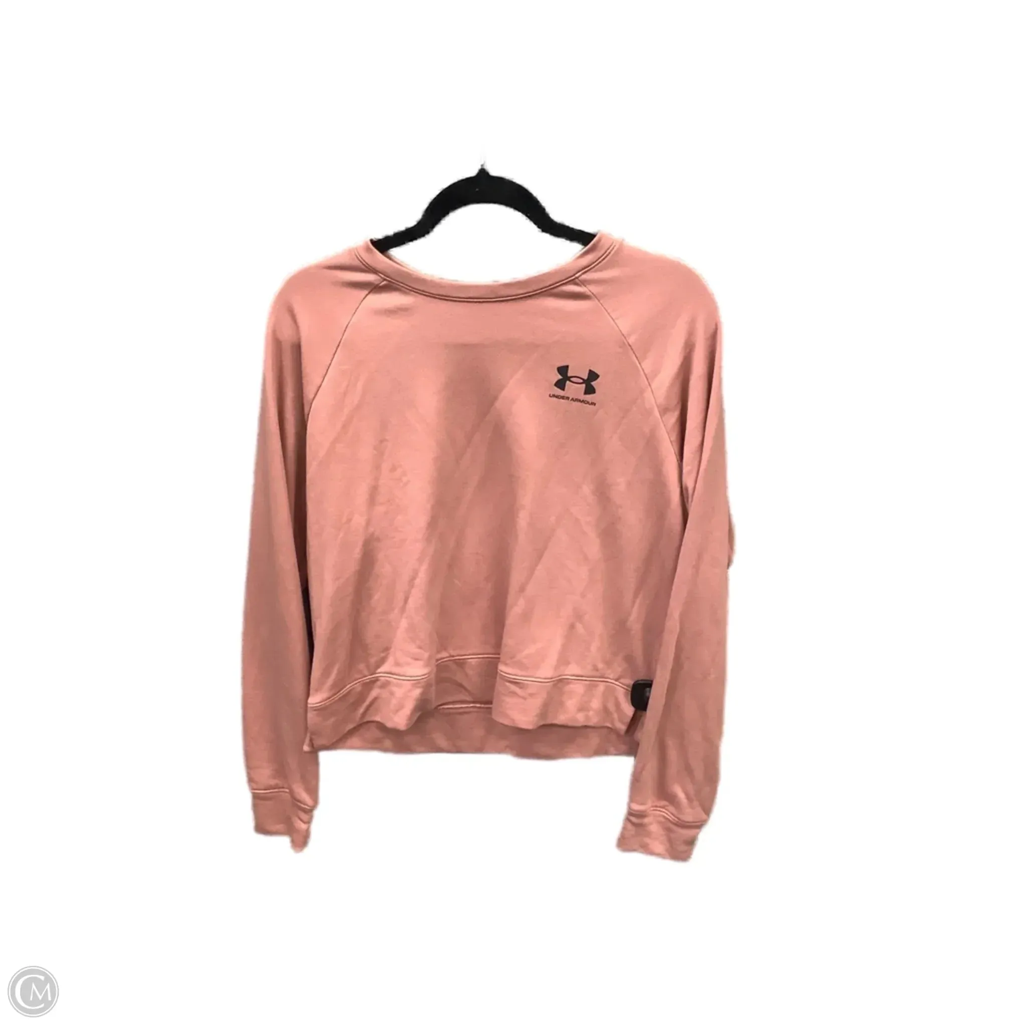 Athletic Sweatshirt Crewneck By Under Armour In Pink, Size: L Practical Shorts